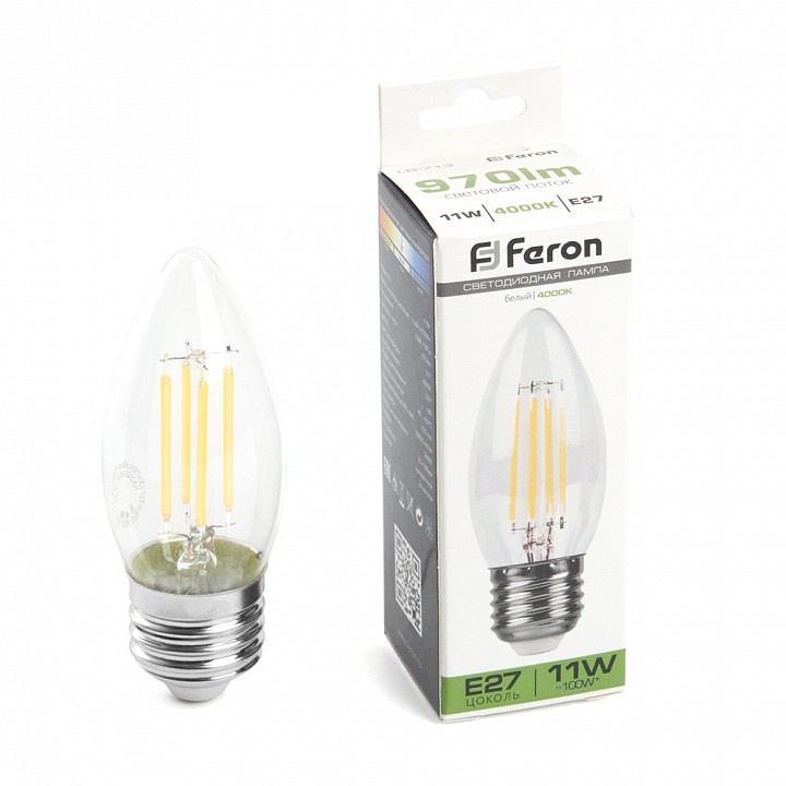 Лампа светодиодная feron lb-713 e27 11вт 4000k 38273