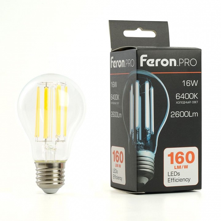Лампа светодиодная feron lb-1116 e27 16вт 6400k 51237