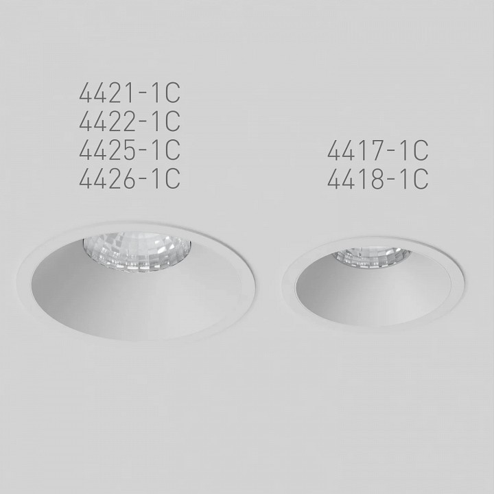 Встраиваемый светильник favourite mortise 4421-1c
