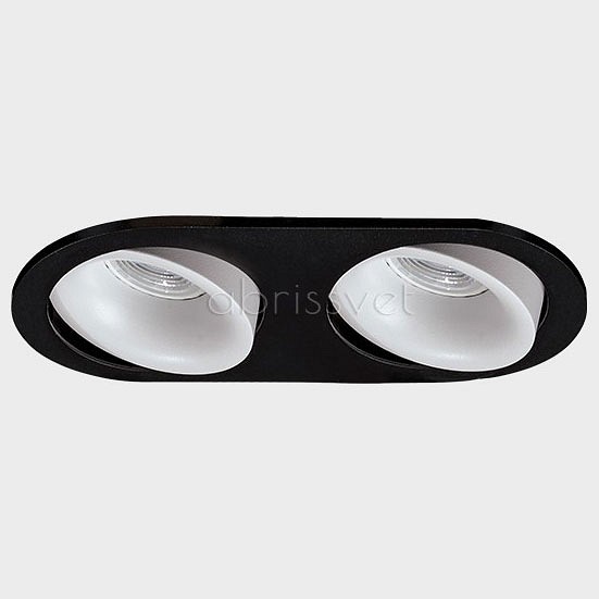 Встраиваемый светильник italline de-2002 de-2002 black