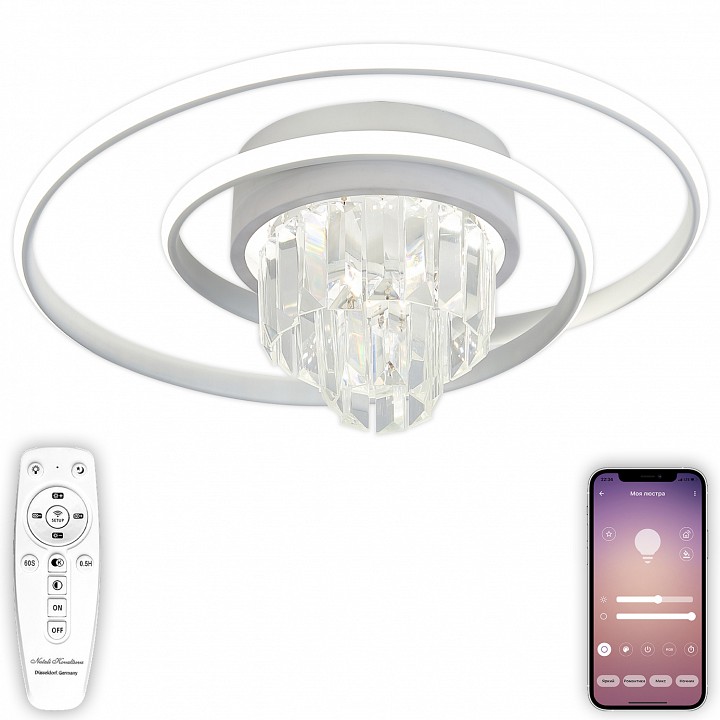 Накладной светильник natali kovaltseva crystal led lamps 81115/1c