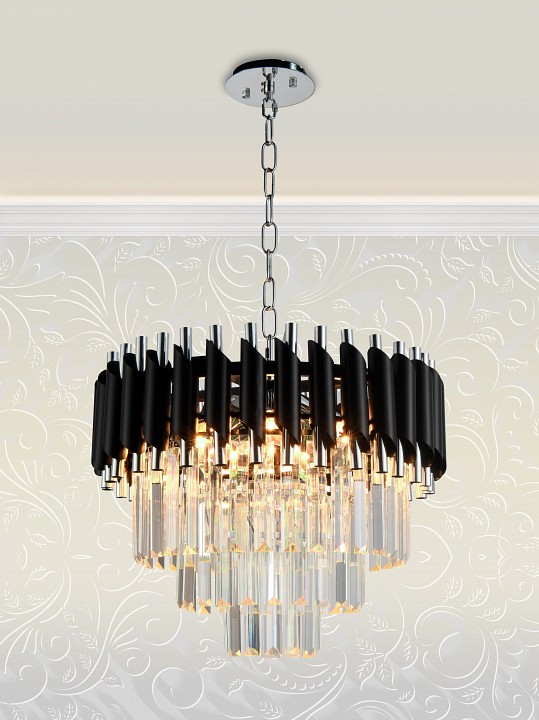 Подвесная люстра natali kovaltseva darian darian 76017/5c chrome black