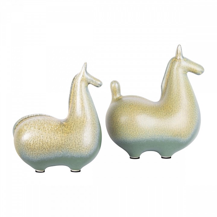 Набор из 2 статуэток loft it horse 10283 green (2 pcs)