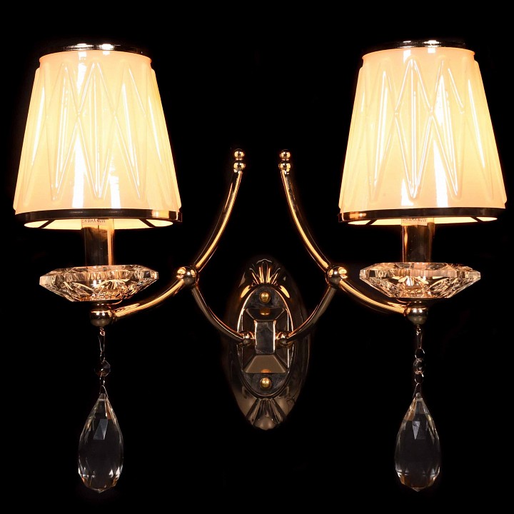 Бра lumina deco dominni ldw 9268-2 gd