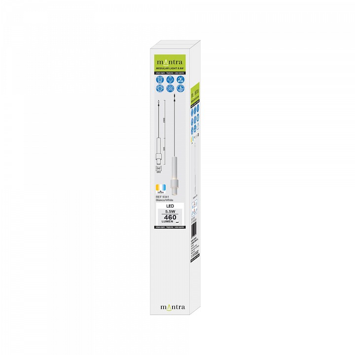 Подвесной светильник mantra clifton 9341