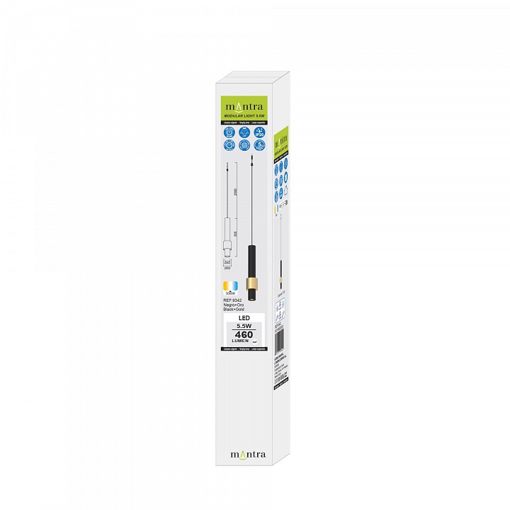 Подвесной светильник mantra clifton 9342