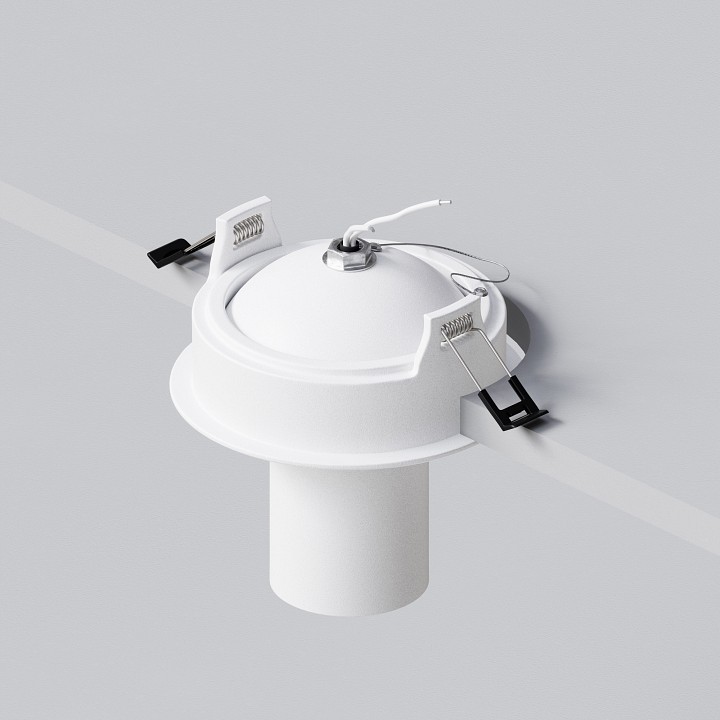 Светильник на штанге maytoni focus s c048cl-01-gu10-w