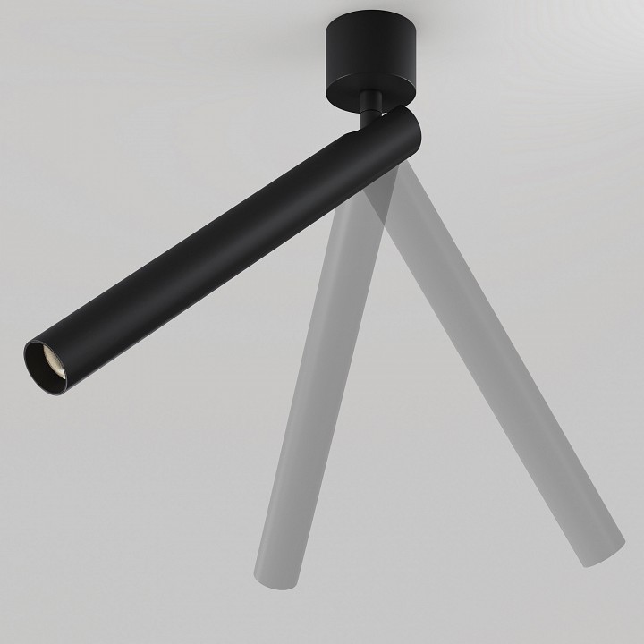 Светильник на штанге maytoni focus t c141cl-l300-6w3k-b