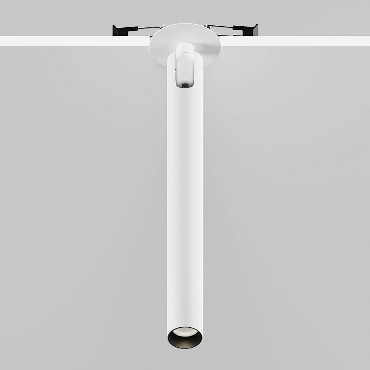 Встраиваемый светильник на штанге maytoni focus t c141rs-l300-6w4k-w