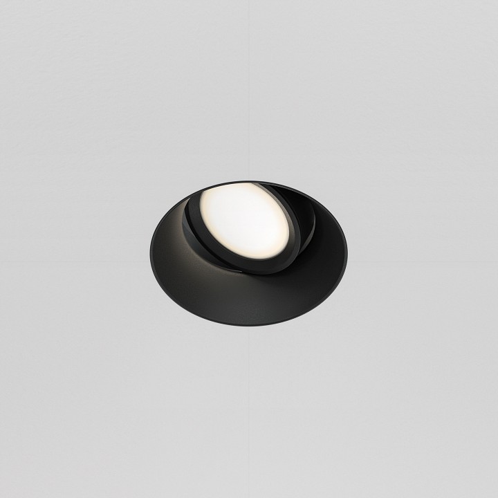 Встраиваемый светильник maytoni dot dl042-01-rd-b
