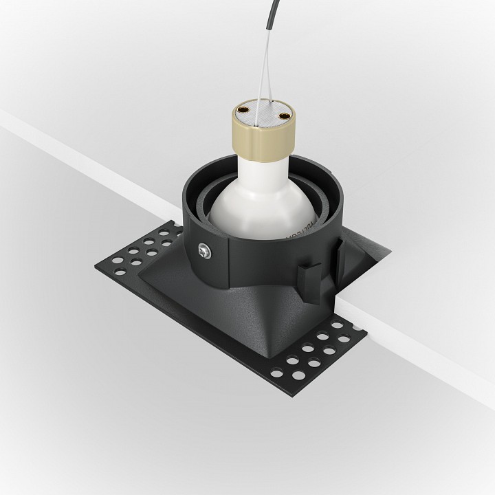 Встраиваемый светильник maytoni dot dl042-01-sq-b