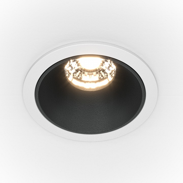 Встраиваемый светильник maytoni alfa dl043-01-10w4k-rd-wb