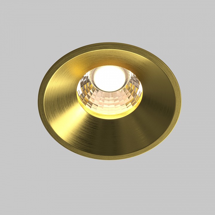 Встраиваемый светильник maytoni round dl058-12w3k-bs