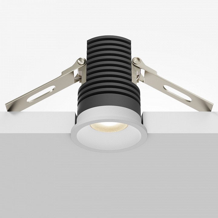 Встраиваемый светильник maytoni mini dl059-7w3k-w