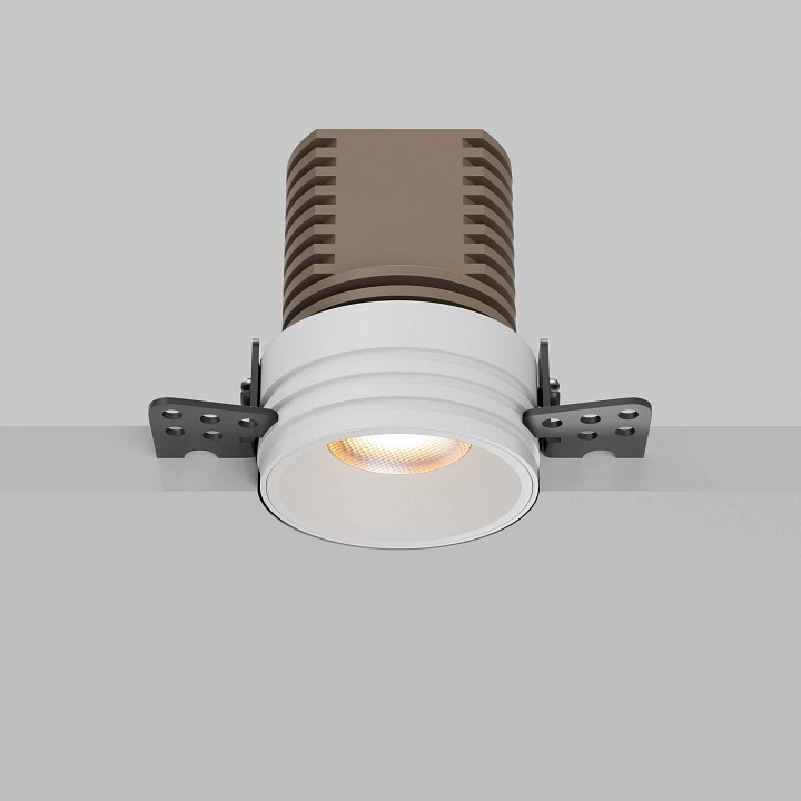 Встраиваемый светильник maytoni technical mini dl059-7w4k-trs-w