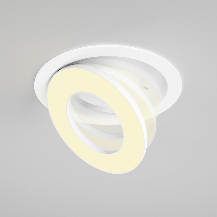 Встраиваемый светильник maytoni vector dl102-12w2.7k-w