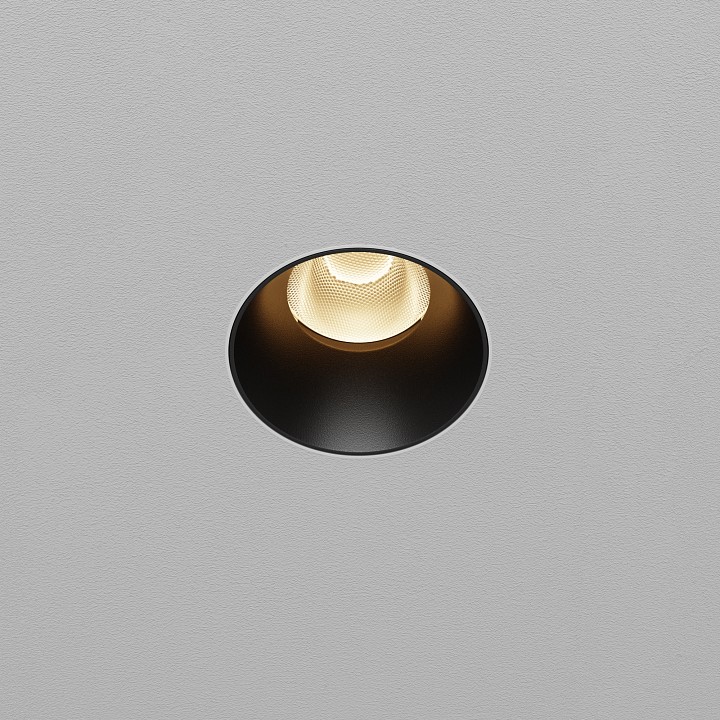 Встраиваемый светильник maytoni dl124-10w-3k-trs-b