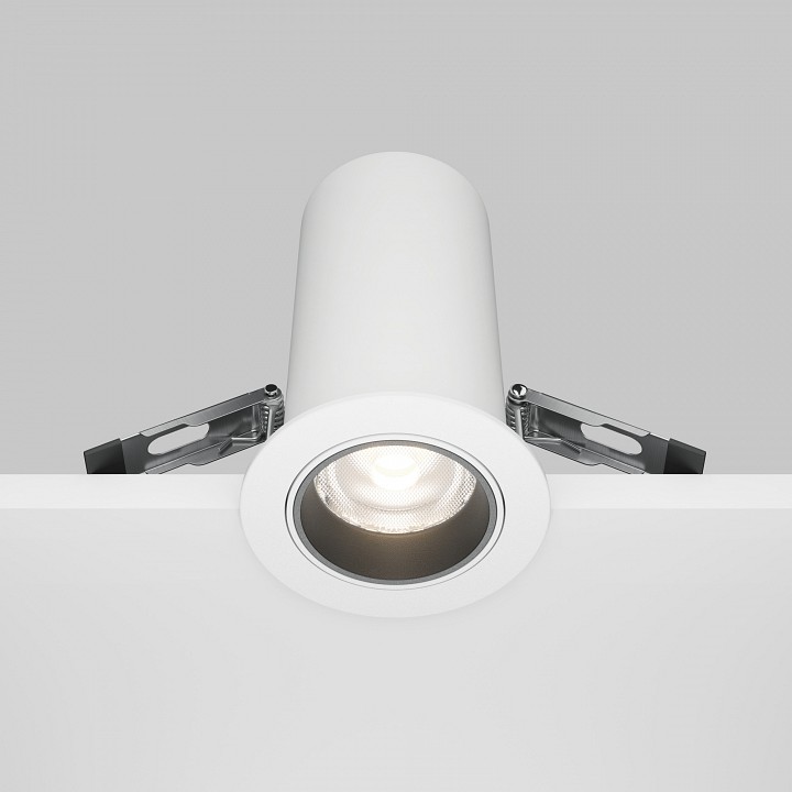 Встраиваемый светильник maytoni technical focus led dl125-l12-4k-w