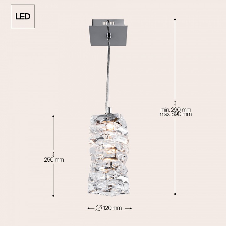 Подвесной светильник maytoni coil mod124pl-l3ch3k