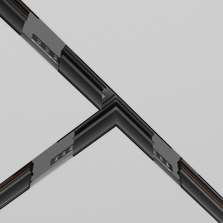 Соединитель t-образный для треков встраиваемых maytoni accessories for tracks exility tra034ct-42.12b