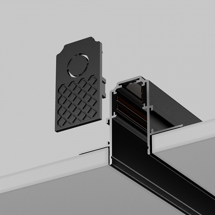 Заглушка для трека maytoni accessories for tracks exility tra034ec-42b
