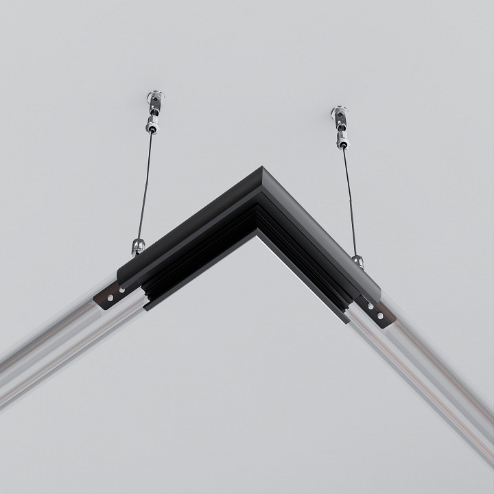 Соединитель угловой l-образный для треков накладных maytoni accessories for tracks exility tram034cl-r-41b