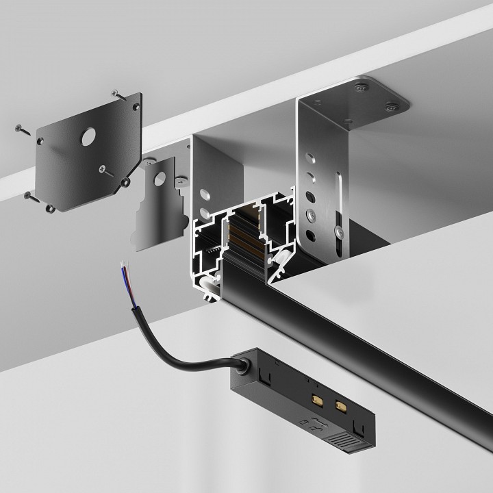 Трек встраиваемый maytoni busbar trunkings exility trx034-sch-422b
