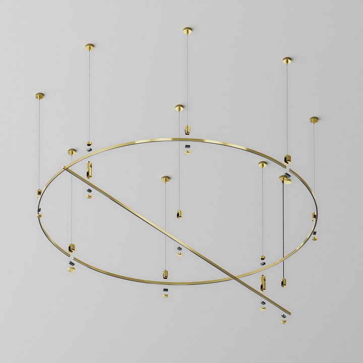 Трек накладной maytoni technical busbar trunkings flarity trx154-2sr-d1500-bs