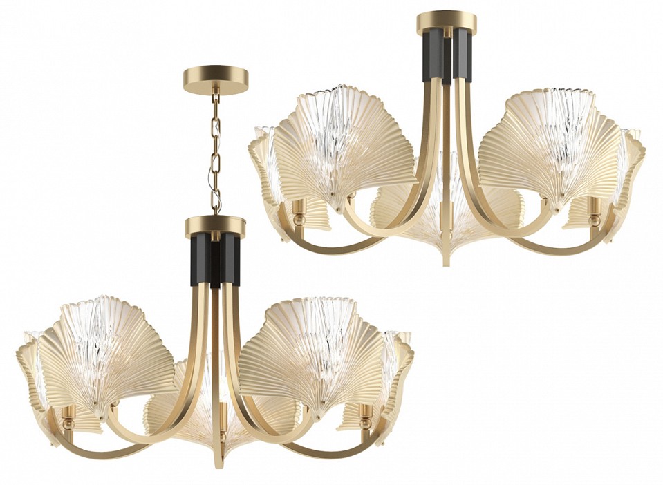 Подвесная люстра odeon light ventaglio 4870/5