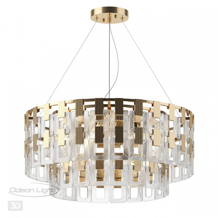 Подвесная люстра odeon light buckle 4989/12