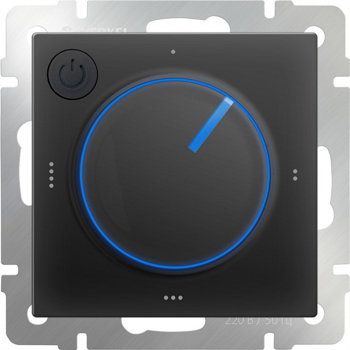 Терморегулятор электромеханический для теплого пола werkel черный w1151108