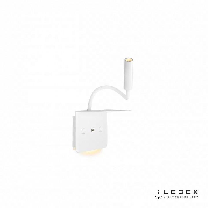 Бра с полкой iledex support 7031c wh