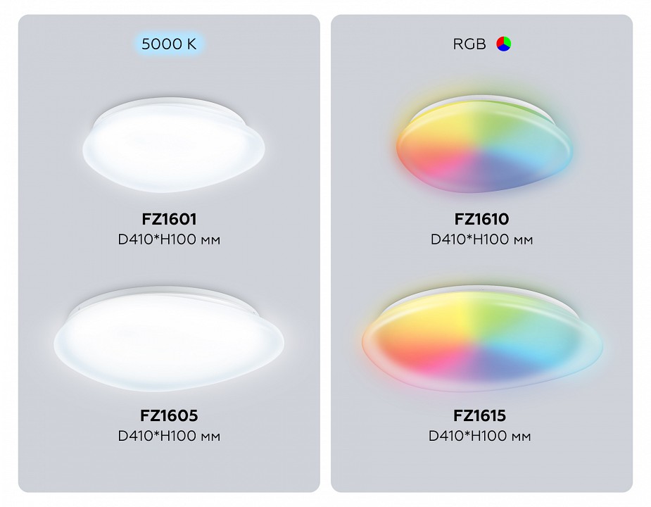 Накладной светильник ambrella light orbital fz1601