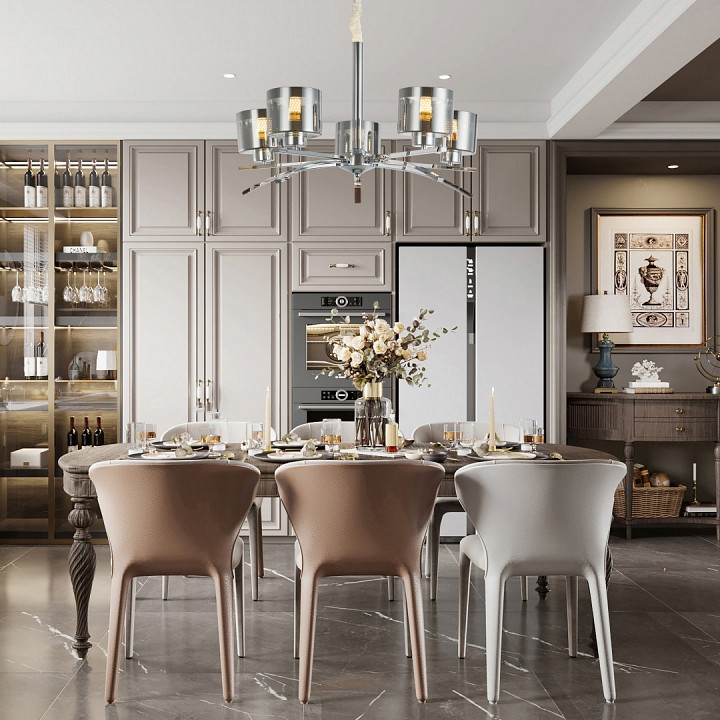 Подвесная люстра arte milano neapolis-78207 278207/5 ni