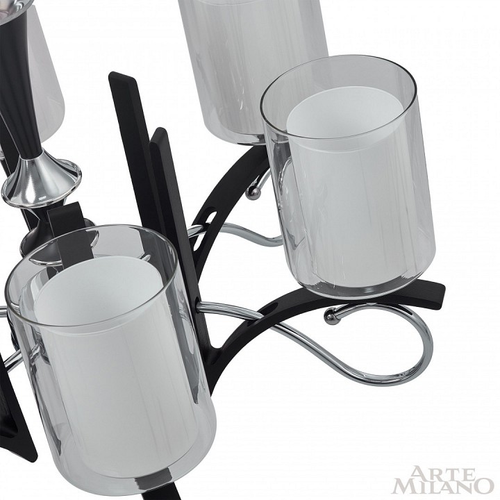 Подвесная люстра arte milano florentia-9167 309167/6 bk/ni