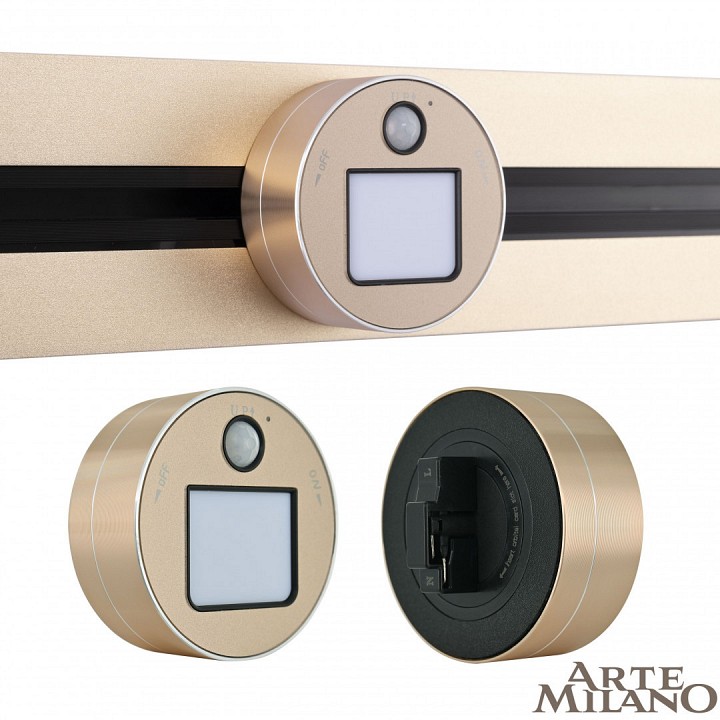 Накладной светильник arte milano am-track-sockets 380011tls/lws gold