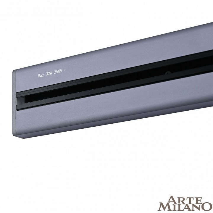 Трек накладной arte milano am-track-sockets 385201tob/100 grey