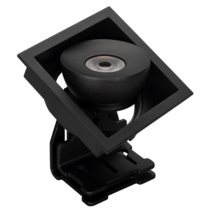 Встраиваемый светильник arlight cl-simple-s80x80-9w warm3000 (bk, 45 deg) 028149
