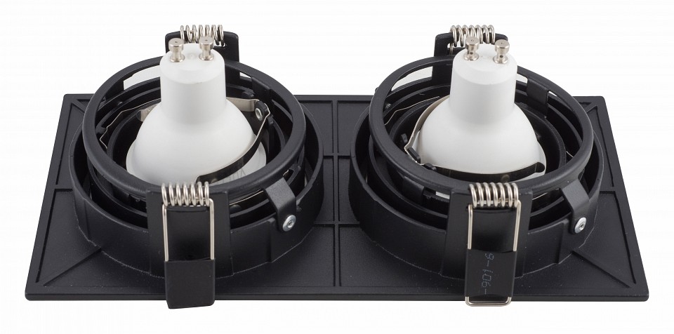 Встраиваемый светильник denkirs roto dk2122-bk