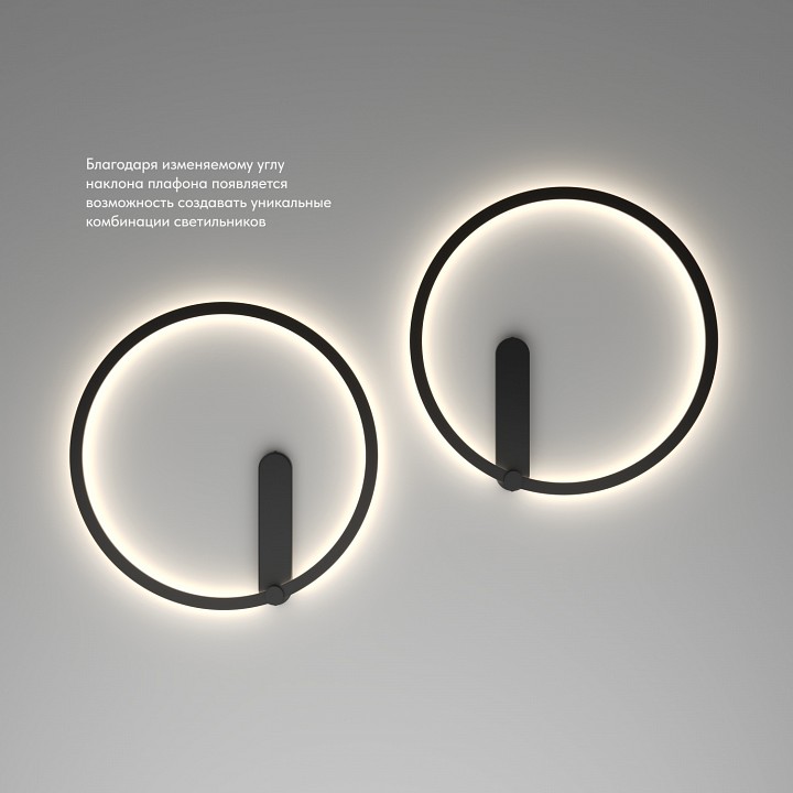 Накладной светильник denkirs round dk5035-bk