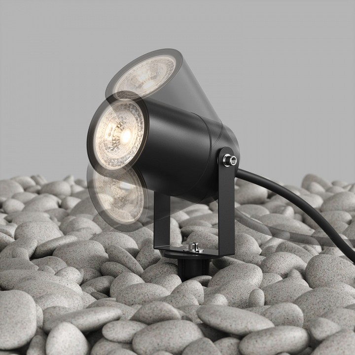 Наземный низкий светильник denkirs moss dk9800-bk