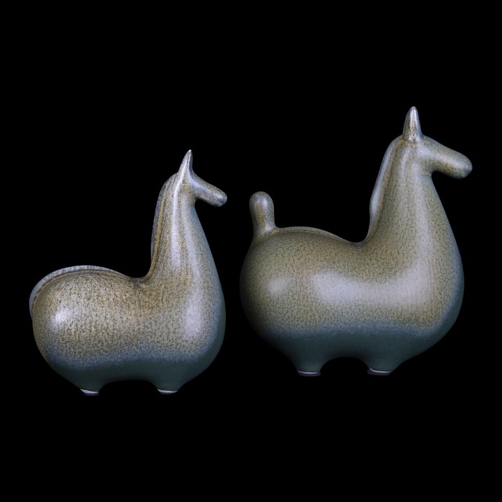 Набор из 2 статуэток loft it horse 10283 green (2 pcs)