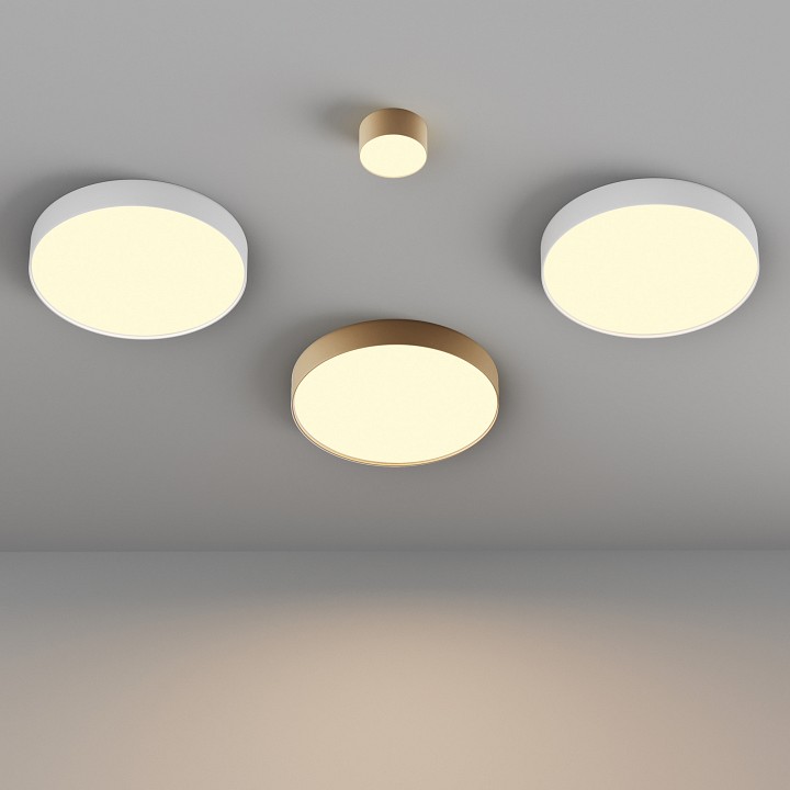 Накладной светильник maytoni zon c032cl-45w2.7k-rd-w