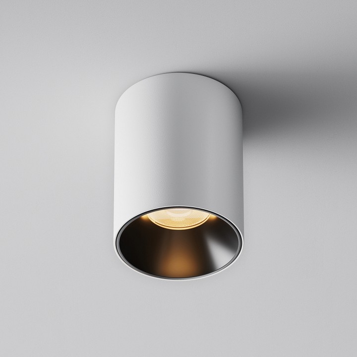 Накладной светильник maytoni alfa led c064cl-8w2.7k-rd-wb