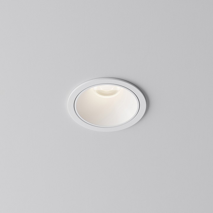 Встраиваемый светильник maytoni alfa led dl043-01-10w4k-rd-w-1