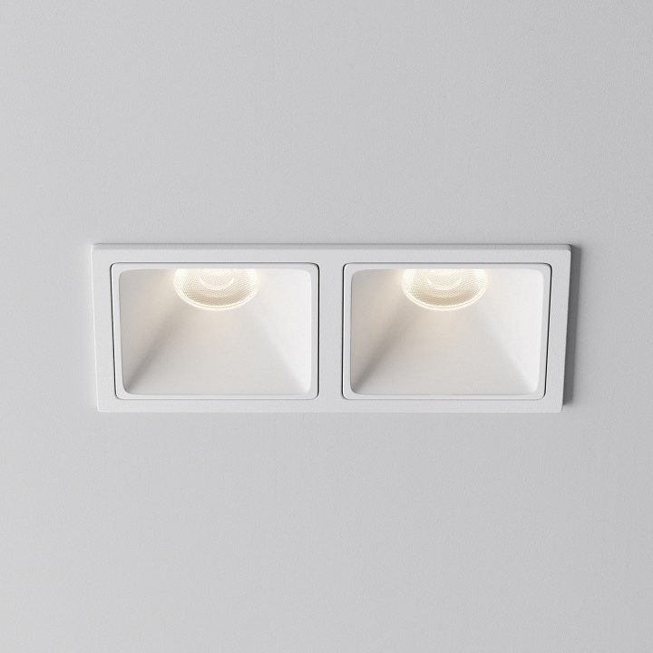 Встраиваемый светильник maytoni alfa led dl043-02-10w4k-sq-w-1