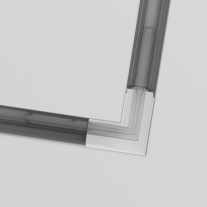 Соединитель угловой внешний для треков накладных maytoni accessories for tracks tra004cl-22w