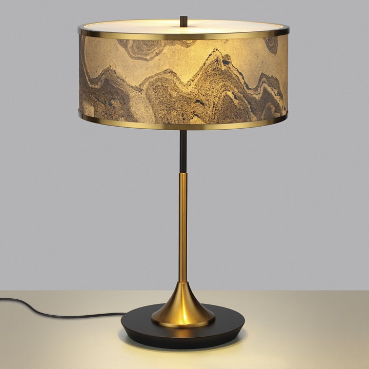 Настольная лампа декоративная odeon light bergi 5064/2t