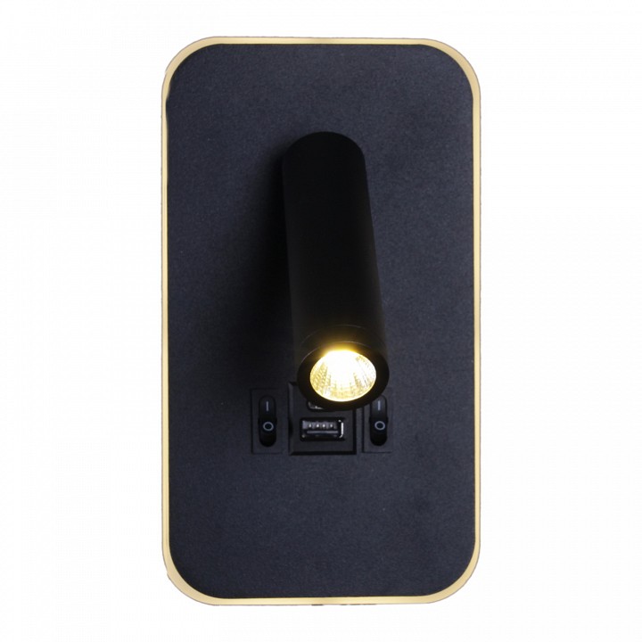Бра 86204-9.2-001kt led12w+usb bk
