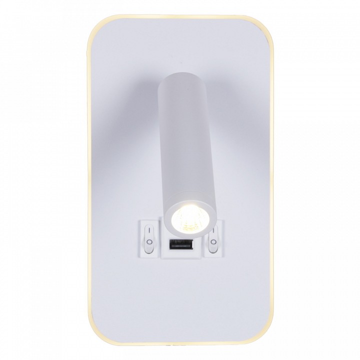 Бра 86204-9.2-001kt led12w+usb wt